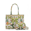 Queen of Hearts Book Tote Set in Hawaiian Tribal