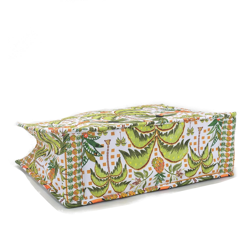 Queen of Hearts Book Tote Set in Hawaiian Tribal