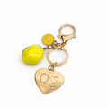 QUEEN OF HEARTS LEMON KEYCHAIN