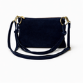 Queen of Hearts Suede Petite Rings Navy